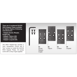 Glock MOS Adapter set 01