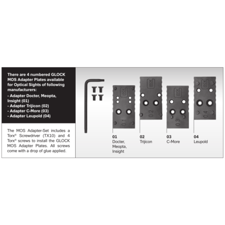 Glock MOS Adapter set 01