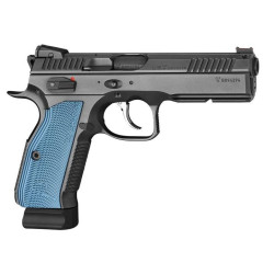 CZ Shadow 2 9x19 — tävlingspistol i full stålram med justerbart sikte och aluminiumgrepp.