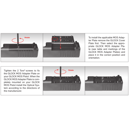 Glock Cover Plate MOS