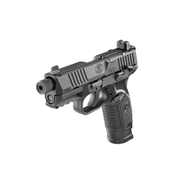 FN 502 Tactical .22 LR — profil, svart finish.