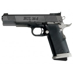 tjänstepristol 9mm pistol med optikfäste, gängad pipa och säkert grepp
