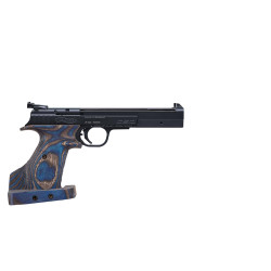Tävlingsklar .22 LR-pistol med justerbart trycke och ergonomisk kolv