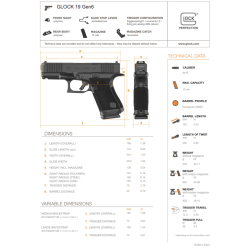 Glock 19 Gen6 – Kompakt 9×19 | Optics Ready | Licenspliktig