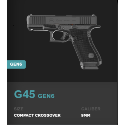 Glock 45 Gen6 – Crossover 9×19 med Optics Ready‑mantel