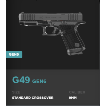 Glock 49 Gen6 – Förlängd 9×19 Optics Ready