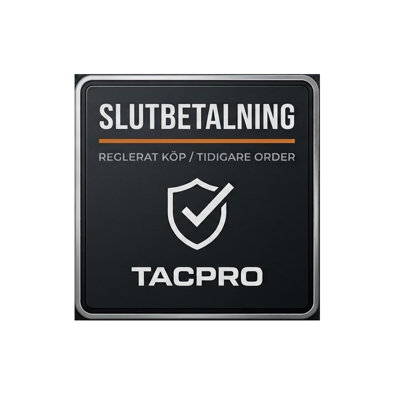 Slutbetalning – Reglerat köp / Tidigare lagd order
