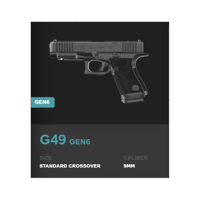 Glock 49 Gen6 – Förlängd 9×19 Optics Ready