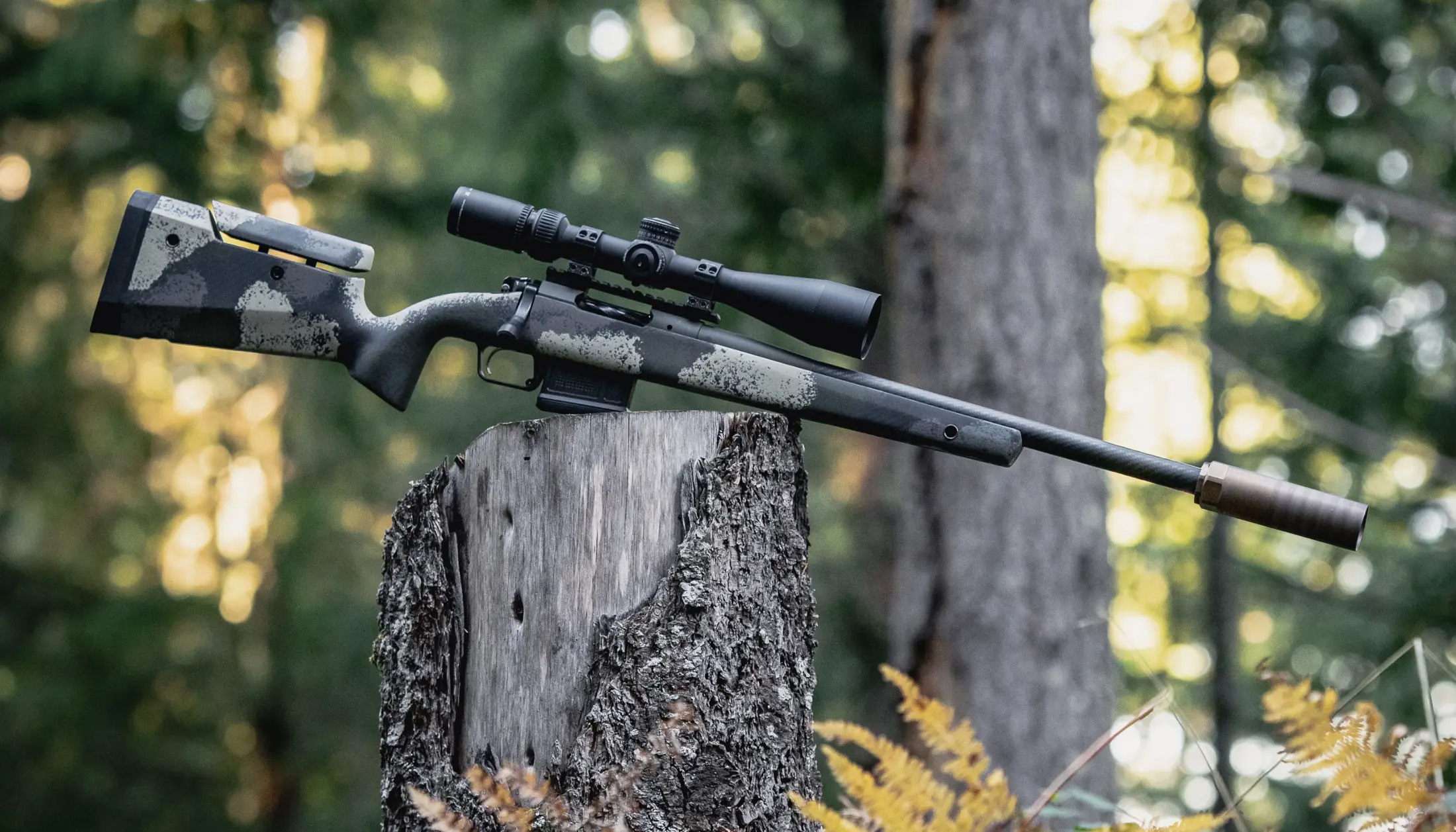 Springfield Waypoint 308 carbon barrel Evergreen Camo